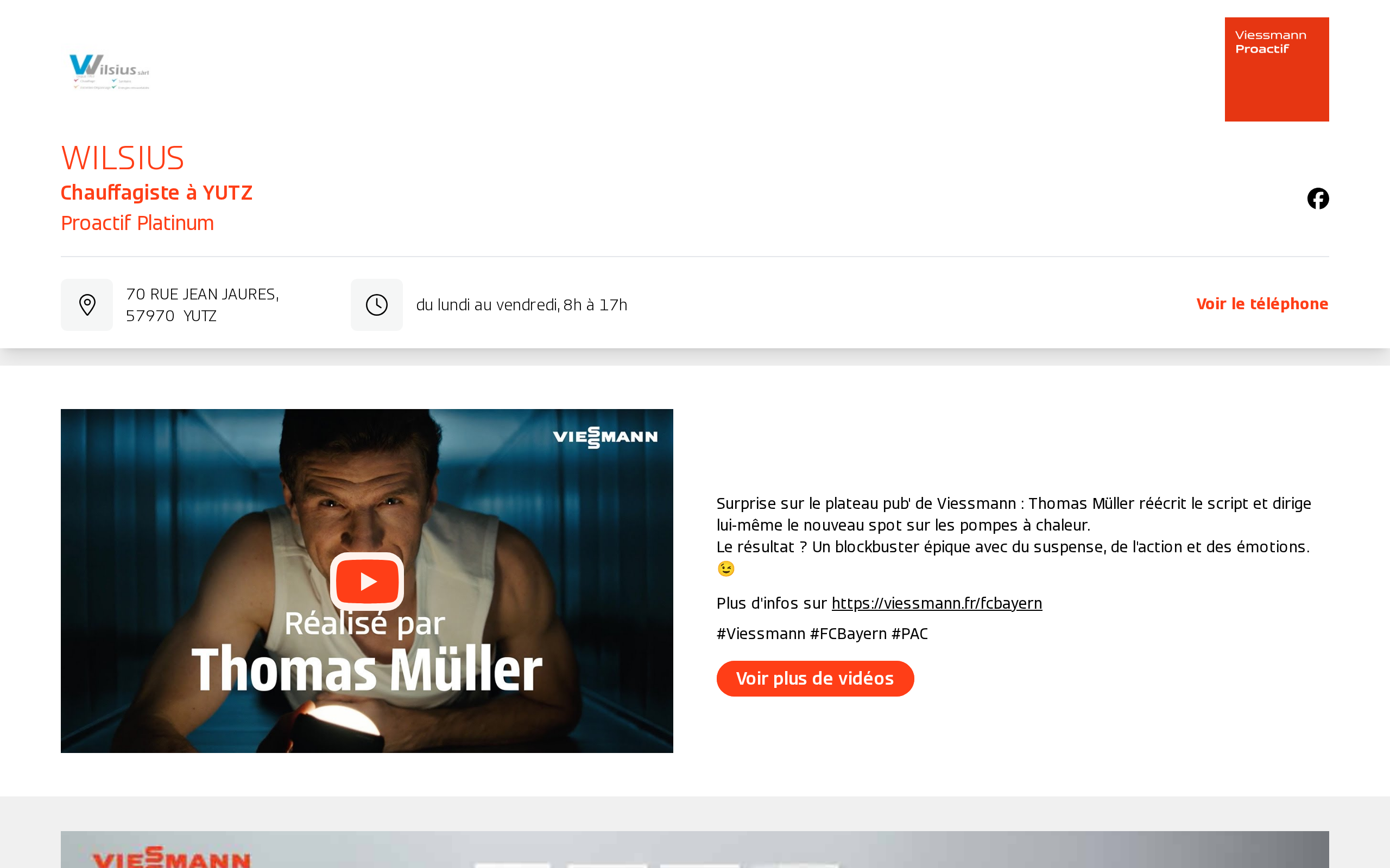 Aperçu du site WILSIUS