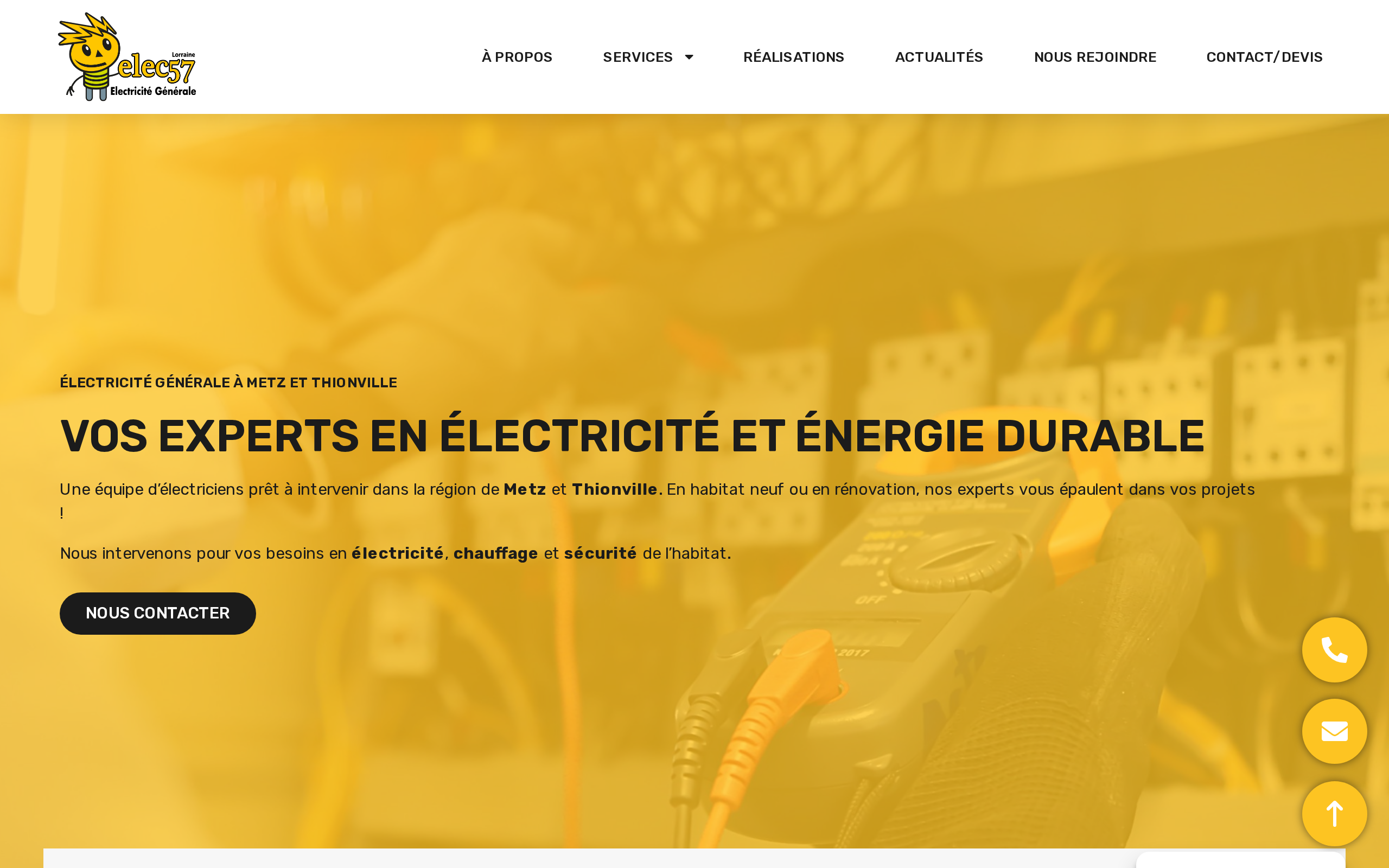 Aperçu du site Lorraine Elec57