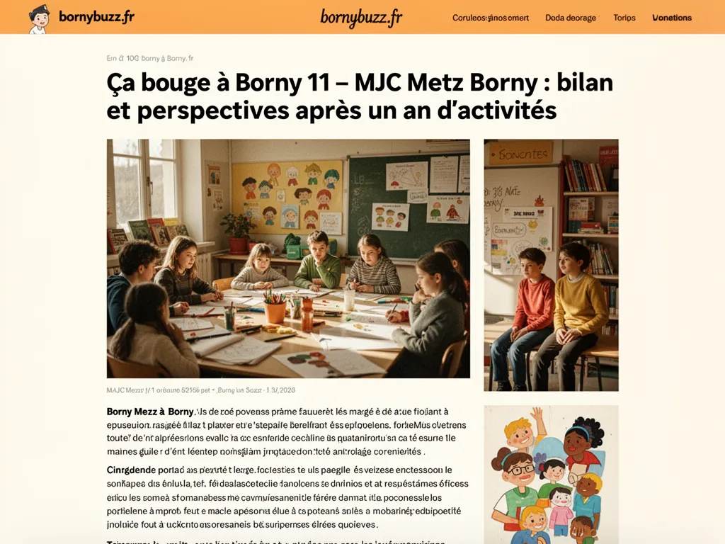 Ça bouge à Borny 11, MJC Metz Borny : bilan et perspectives après un an d’activités