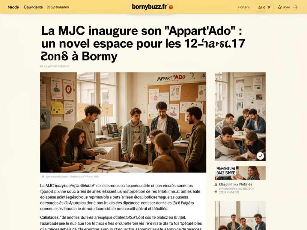 La MJC inaugure son "Appart'Ado" : un nouvel espace pour les 12-17 ans à Borny