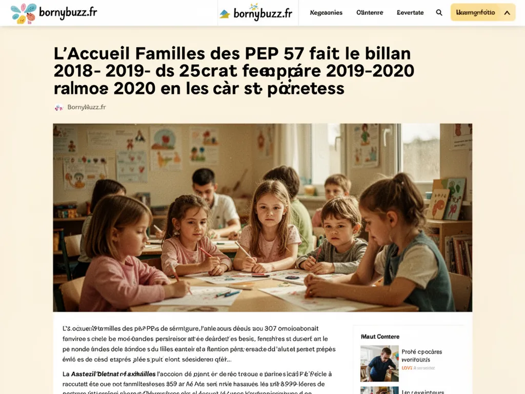 L'Accueil Familles des PEP 57 fait le bilan 2018-2019 et prépare 2019-2020