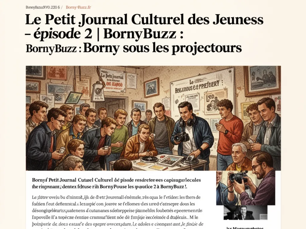 Le Petit Journal Culturel des Jeunes, épisode 2 | BornyBuzz : Borny sous les projecteurs