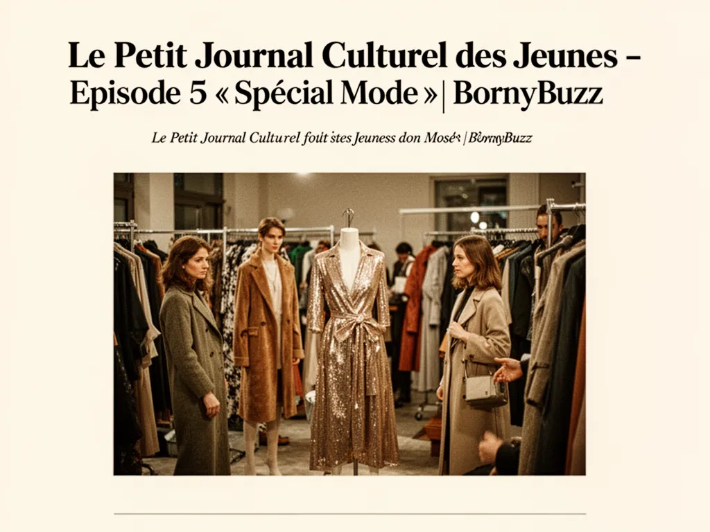 Le Petit Journal Culturel des Jeunes, Episode 5 « Spécial Mode » | BornyBuzz