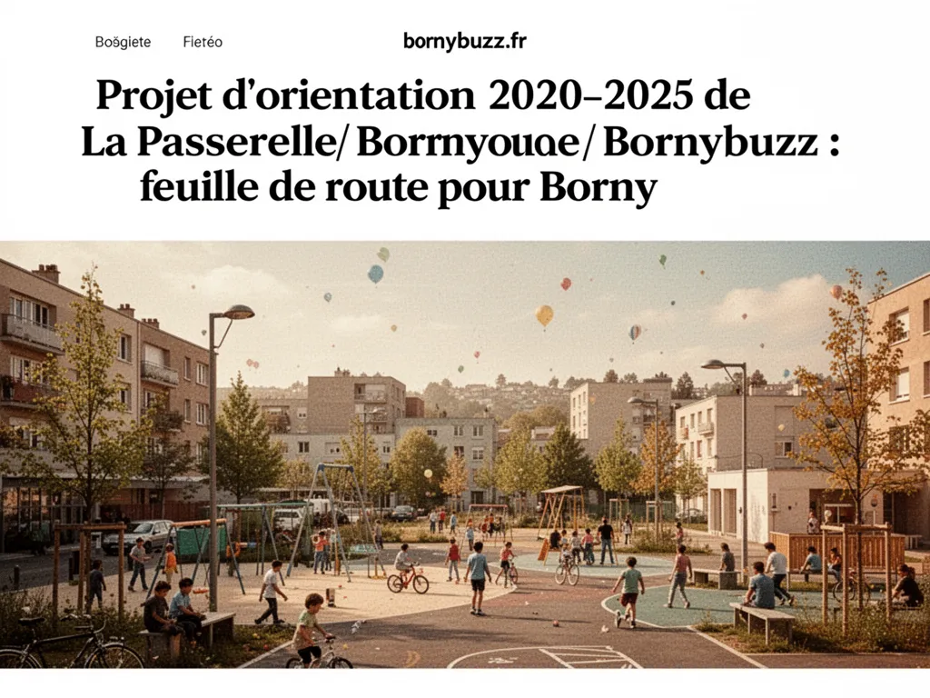 Projet d'orientation 2020-2025 de La Passerelle / Bornybuzz : feuille de route pour Borny